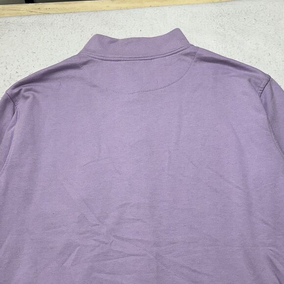 CW Classics Women's Large Snap Button Grandma Cardigan Sweater Lavender Floral - Picture 10 of 11